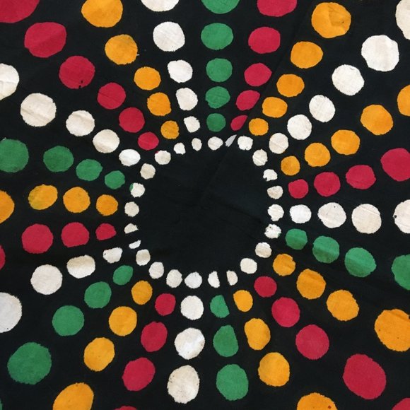 Vintage Hippie Wall Hanging Bed Covering, Dorm Room, Bought in India in the 80s - Picture 15 of 15